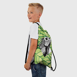 Рюкзак-мешок Игуана нежить, цвет: 3D-принт — фото 2