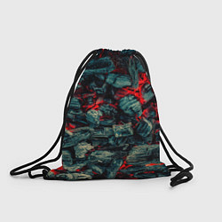Рюкзак-мешок Уголь, цвет: 3D-принт