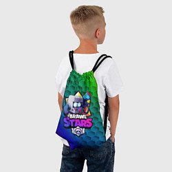 Рюкзак-мешок BRAWL STARS 8-BIT, цвет: 3D-принт — фото 2