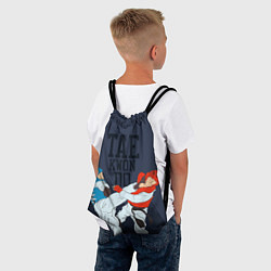 Рюкзак-мешок Taekwondo, цвет: 3D-принт — фото 2