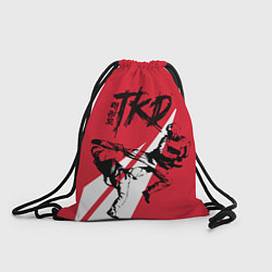 Рюкзак-мешок Taekwondo, цвет: 3D-принт
