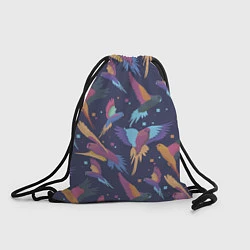 Рюкзак-мешок Райские попугаи, цвет: 3D-принт