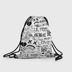 Рюкзак-мешок LIL PEEP LOGOBOMBING, цвет: 3D-принт