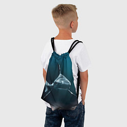 Рюкзак-мешок Акула, цвет: 3D-принт — фото 2