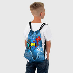 Рюкзак-мешок BRAWL STARS 8-BIT, цвет: 3D-принт — фото 2