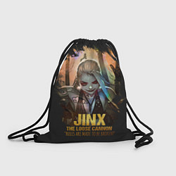 Рюкзак-мешок Jinx, цвет: 3D-принт