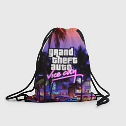Рюкзак-мешок Grand Theft Auto Vice City, цвет: 3D-принт