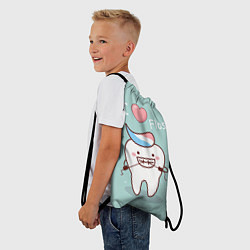Рюкзак-мешок Tooth, цвет: 3D-принт — фото 2