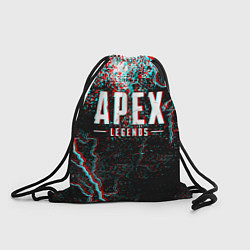 Рюкзак-мешок APEX LEGENDS GLITCH, цвет: 3D-принт