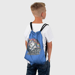 Рюкзак-мешок Единорог Rock, цвет: 3D-принт — фото 2