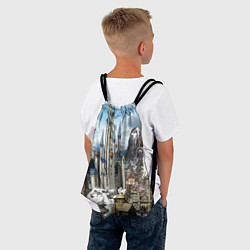 Рюкзак-мешок HEROES, цвет: 3D-принт — фото 2
