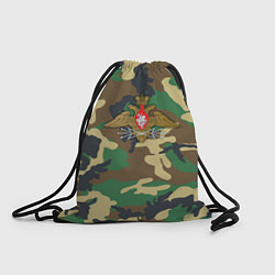 Рюкзак-мешок Камуфляж Войска связи, цвет: 3D-принт