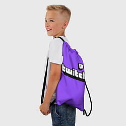 Рюкзак-мешок Twitch, цвет: 3D-принт — фото 2
