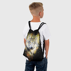 Рюкзак-мешок Волчий тотем, цвет: 3D-принт — фото 2