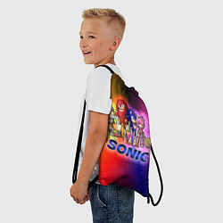 Рюкзак-мешок Команда Соника, цвет: 3D-принт — фото 2