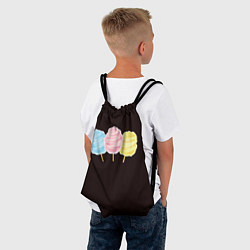 Рюкзак-мешок Сладкая вата, цвет: 3D-принт — фото 2