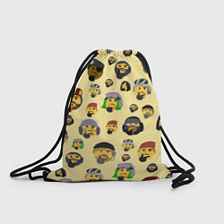 Рюкзак-мешок Thinking emoji skins, цвет: 3D-принт