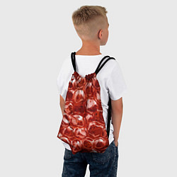 Рюкзак-мешок Красный Лед, цвет: 3D-принт — фото 2