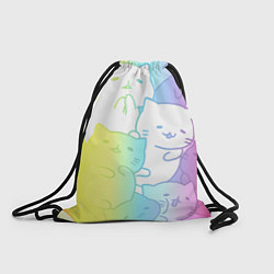 Рюкзак-мешок Котоколлаж 05, цвет: 3D-принт
