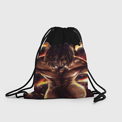 Рюкзак-мешок АТАКА ТИТАНОВ спина, цвет: 3D-принт