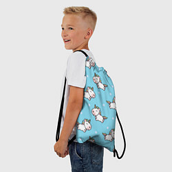 Рюкзак-мешок Единорожки, цвет: 3D-принт — фото 2