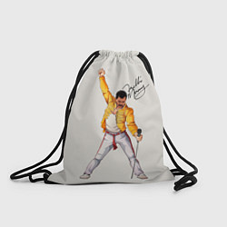 Рюкзак-мешок Фредди Меркьюри автограф, цвет: 3D-принт