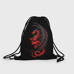 Рюкзак-мешок Red Dragon, цвет: 3D-принт
