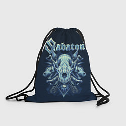 Рюкзак-мешок Skull Sabaton, цвет: 3D-принт