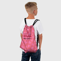 Рюкзак-мешок Лучшая мама, цвет: 3D-принт — фото 2