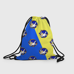 Рюкзак-мешок Sonic - Соник, цвет: 3D-принт