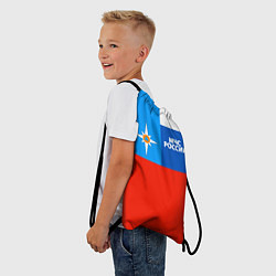 Рюкзак-мешок Флаг МЧС России, цвет: 3D-принт — фото 2