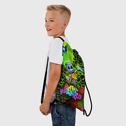 Рюкзак-мешок Marshmello Oko, цвет: 3D-принт — фото 2