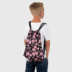 Рюкзак-мешок Цветок сакуры, цвет: 3D-принт — фото 2