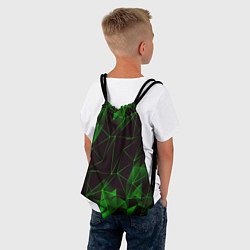 Рюкзак-мешок GREEN STRIPES, цвет: 3D-принт — фото 2