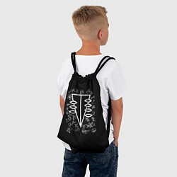Рюкзак-мешок Символы, цвет: 3D-принт — фото 2