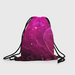 Рюкзак-мешок РОЗОВЫЙ КОСМОС, цвет: 3D-принт