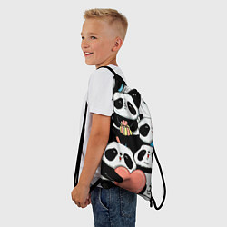 Рюкзак-мешок Панды, цвет: 3D-принт — фото 2