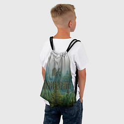 Рюкзак-мешок Лес мой храм, цвет: 3D-принт — фото 2