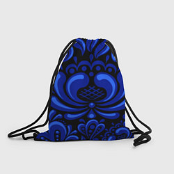 Рюкзак-мешок Гжель узоры, цвет: 3D-принт