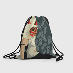 Рюкзак-мешок Принцесса Мононоке, цвет: 3D-принт