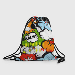 Рюкзак-мешок COMICS ART, цвет: 3D-принт