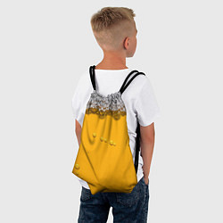 Рюкзак-мешок ПИВНОЕ СЧАСТЬЕ, цвет: 3D-принт — фото 2