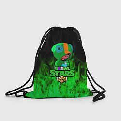 Рюкзак-мешок Леон из Бравл Старс, цвет: 3D-принт