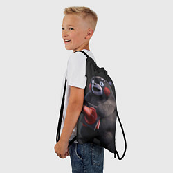 Рюкзак-мешок Kumamon, цвет: 3D-принт — фото 2