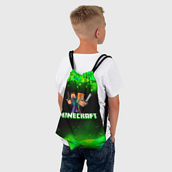 Рюкзак-мешок Minecraft 1, цвет: 3D-принт — фото 2