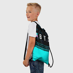Рюкзак-мешок BTS БТС, цвет: 3D-принт — фото 2