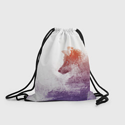 Рюкзак-мешок ВОЛК D, цвет: 3D-принт