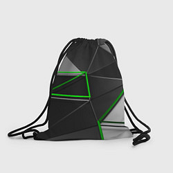 Рюкзак-мешок 3D полигон, цвет: 3D-принт