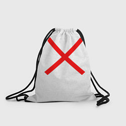 Рюкзак-мешок Красный крест, цвет: 3D-принт