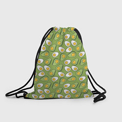 Рюкзак-мешок Avocado and Eggs, цвет: 3D-принт